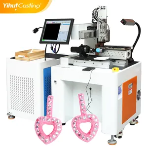 YIHUI Jewelry Diamond Fixing Mini Automatic Wax Setting Equipment 5 Axis Stone Setting Machine