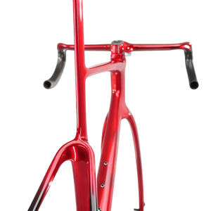 <span class=keywords><strong>Cadre</strong></span> de vélo de route en <span class=keywords><strong>acier</strong></span> au carbone peint sur mesure 29 pouces, frein à disque aérodynamique, <span class=keywords><strong>cadre</strong></span> de vélo de gravier 700*25C transparent, léger 960g - Product Image 5