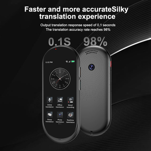 Dernier appareil de <span class=keywords><strong>traduction</strong></span> intelligent portable avec écran IPS, Wifi 4G, arabe, <span class=keywords><strong>espagnol</strong></span>, 138 langues, fonction d'enregistrement <span class=keywords><strong>photo</strong></span> et vocal - Product Image 2