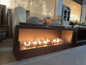 Chimenea de Gas de 60 Pulgadas con Control Remoto, Combustibles de Energía Limpia, Montaje Modular, Tamaño Personalizado Moderno - Product Image 4