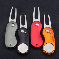 Golf Accessoires Zinklegering Kleurrijke Custom Pitchfork Golf