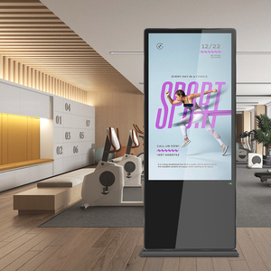 Indoor Vertical Totem 65 Inch Android Advertising Video Player Display Free Standing Digital LCD Advertising Touch <b>Screen</b> Kiosk - Product Image 1