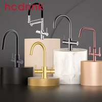 Robinet de cuisine Iwater 5-en-1 sous évier : eau froide, chaude, pétillante, bouillante et filtrée