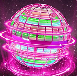 Balle Volante LED à Commande Manuelle, Orbe Magique Flottant, Jouet Intelligent à Induction Geste, Retour Automatique, Utilisation Intérieur-Extérieur, Chargeur Inclus - Product Image 2