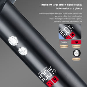 Lime à pieds électronique professionnelle rechargeable, éliminateur de callosités, outils de pédicure portables pour peaux mortes et sèches - Product Image 5