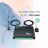 Easemind GSX8-MS-4GP Modbus RS485 Interface 4G GSM/GPRS GPS Data Logger Pengontrol Suhu Pelacak GPS Kendaraan Real-Time PC