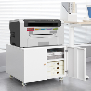 Ready Stock in USA Free Shipping Metal <b>Printer</b> <b>Stand</b> with Storage Mobile <b>Printer</b> Tables, Support Dropshipping - Product Image 6