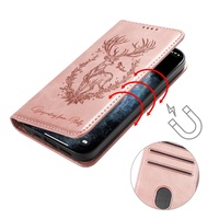 Étui portefeuille en cuir de luxe magnétique avec porte-cartes pour iPhone 17 Pro Max 16 15 14 13 12 11 Pro