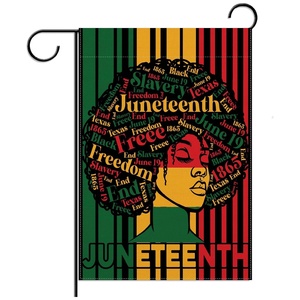 Drapeau <span class=keywords><strong>de</strong></span> jardin personnalisé pour le mois <span class=keywords><strong>de</strong></span> <span class=keywords><strong>l</strong></span>'<span class=keywords><strong>histoire</strong></span> des Noirs, Journée <span class=keywords><strong>de</strong></span> la liberté du Juneteenth, drapeau <span class=keywords><strong>de</strong></span> jardin Pan-<span class=keywords><strong>Afrique</strong></span>, drapeau <span class=keywords><strong>de</strong></span> jardin double face, décoration <span class=keywords><strong>de</strong></span> la maison - Product Image 3