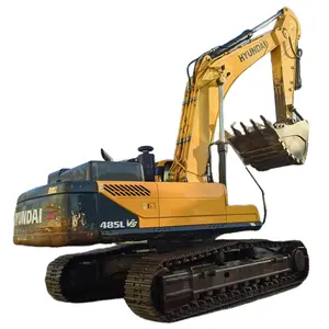 Good quality Hyundai 485Lvs used crawler excavator bagger digger earth moving machine for sale
