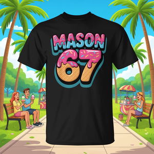 T-shirt promozionale Mason 67 Ice Cream Drip - Product Image 3