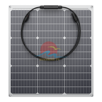 Modules solaires flexibles de 50 watts à efficacité inégalée pour les climats désertiques et les applications hors réseau. Panneau solaire flexible.