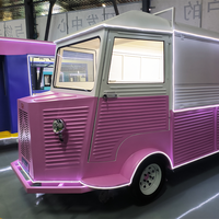 Remolque de Comida Cuadrado de Acero Galvanizado Personalizado, Camioneta de Comida Móvil, Carrito de Hot Dogs, Café y BBQ con Certificación CE