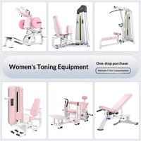 Machine de Squat Professionnelle en Acier pour Entraînement des Cuisses Internes et Externes, pour Femmes, Usage Commercial en Salle de Sport