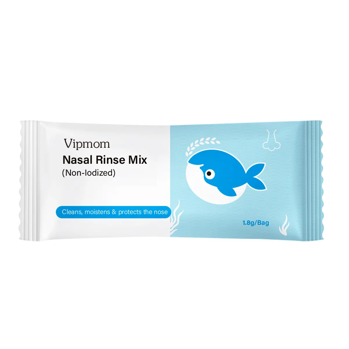 Mezcla de enjuague nasal no lidized de Vipmom 1,8 g/bolsa para irrigador nasal