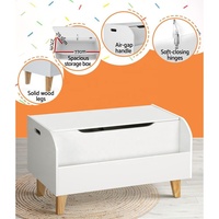 Toffy & Friends-Estantería de madera para niños, armario de almacenamiento, organizador de juguetes, caja de juguetes
