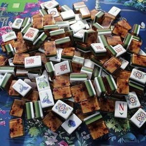 Fichas de Mahjong Americanas Xi Nian con Patrón de Árbol, Acrílicas, Envío en 24 Horas, Juego de Mesa - Product Image 4