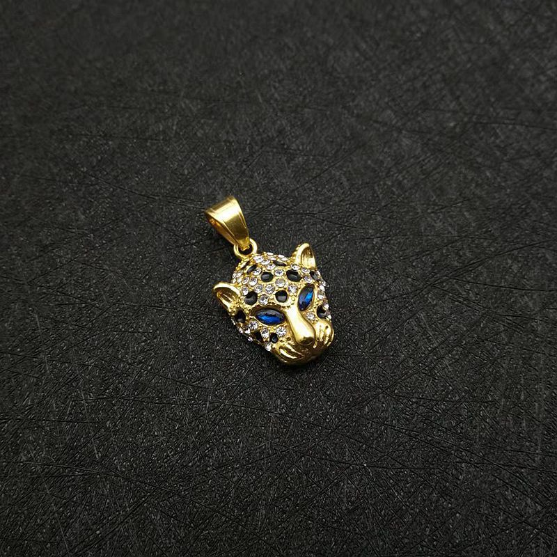 Pendentif oeil doré et bleu