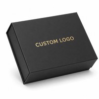 Coffrets cadeaux recyclables avec couvercle magnétique, boîte d'emballage cadeau en carton pliable, logo personnalisé, vente en gros, fournisseur OEM ODM