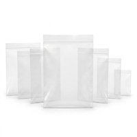 Sacs auto-scellants transparents Sacs auto-scellants réutilisables en polyéthylène Convient pour le stockage et l'emballage de petites pièces