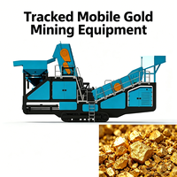Machine mobile de séparation de l'or sur chenilles pour le traitement du minerai d'or