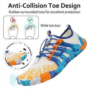 Мужская женская спортивная обувь для пеших прогулок быстросохнущая босоногая Водная обувь - Product Image 4