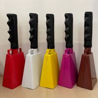 10 Inch Steel Cowbell Hand Bells Percussion Instrument Accessories