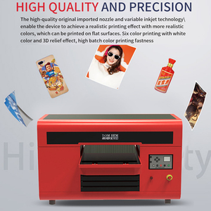 Máy in phun UV khổ A3 đa năng, đầu in 3360 Xp600, mực UV chất lượng cao, chứng nhận chất lượng, in được cả ốp điện thoại, thẻ, kèm chức năng phủ bóng - Product Image 2