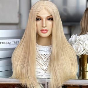 ผมอายจัดส่งฟรี21นิ้วสี1001วิกผมคน100% ชั้นต่ำสุดๆวิกผมลูกไม้ด้านบนชาวยิว - Product Image 3