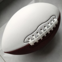 Ballon de football américain taille 9, tailles personnalisables, ballon d'entraînement de ligue, ballon de rugby personnalisé pour adulte, cousu à la machine