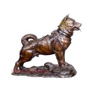 Bronze célèbre chien <span class=keywords><strong>Statue</strong></span> maison jardin ornement <span class=keywords><strong>Sculpture</strong></span> métal artisanat Premium Figurine pour décor extérieur - Product Image 6