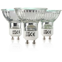 Ampoule halogène GU10 20W 35W 50W, haute luminosité, 2800K, haute efficacité, blanc chaud, ampoules d'éclairage domestique, éclairage AC220-240V