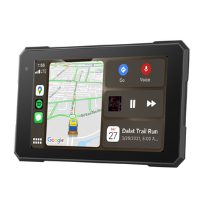 Laesd Xe máy GPS Navigation <span class=keywords><strong>5</strong></span> "gương liên kết 2 BT tay-miễn phí xe máy không dây Carplay Android tự động màn hình - Product Image 1