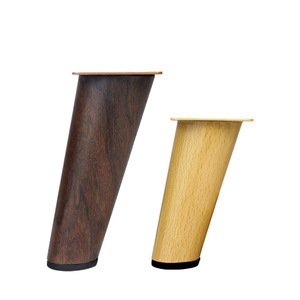 Wood Grain Metal Furniture <b>Legs</b> 971B Heavy Duty <b>For</b> <b>Sofa</b> Bed Wardrobe Coffee Table Midcentury Design - Product Image 5