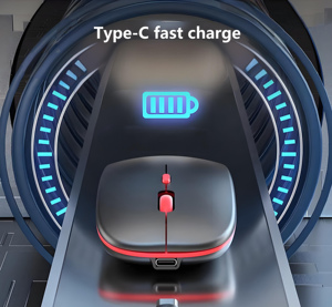 Chuột quang Loại C mới phù hợp với chuột Apple <span class=keywords><strong>ipad</strong></span> <span class=keywords><strong>Bluetooth</strong></span> chế độ kép với chuột không dây sạc im lặng - Product Image 2