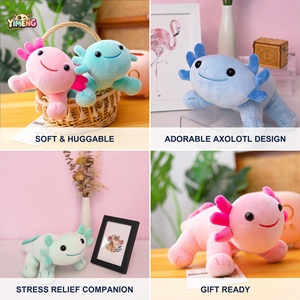 Peluche de Axolotl Personalizado de 30 cm, Relleno de Algodón PP Suave, Animal de Peluche Corto, Lindo y Kawaii, Regalo para Unisex de 14 Años o Más - Product Image 4