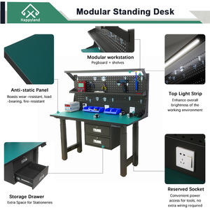 300kgs Load Capacity 4 Leg Standing Desk Frame with 4 Motors <strong>for</strong> Electric up and Down Adjustable Height <strong>Work</strong> <strong>Table</strong> - Product Image 2