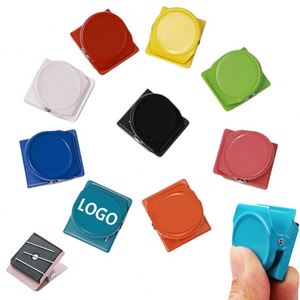 Custom LOGO Metal Mini Strong Magnetic Clips Heavy Scratch Resistant Fridge Whiteboard Magnets for Office Paper <b>Poster</b> Photo - Product Image 1