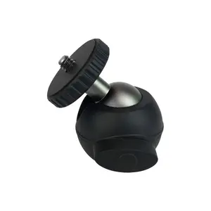 Mini tête sphérique universelle de 50mm pour support de téléphone, adaptateur, monopode, trépied avec vis