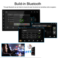 Autoradio Android à écran tactile avec Apple Carplay sans fil et Android Auto avec lecteur multimédia de voiture Ui Gps multiple