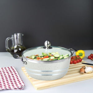 Juego de ollas <span class=keywords><strong>y</strong></span> sartenes de 10 Uds., juegos de utensilios de cocina saludables antiadherentes, juego de cocina de inducción, sartenes de <span class=keywords><strong>piedra</strong></span> de granito - Product Image 3