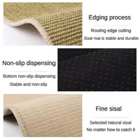 Scratcher Sisal Mat Board pour aiguiser les ongles grattoir s arbre griffoir canapé tapis meubles protecteur