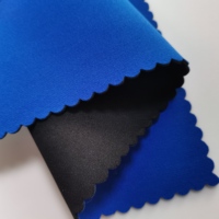 Usine directe néoprène tissu échantillon gratuit Nylon SBR feuille de caoutchouc Nylon Spandex tissu caoutchouc rouleau élastique néoprène tissu
