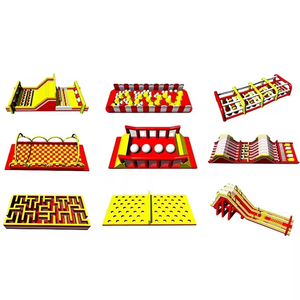 Carrera de obstáculos inflable gigante Insane 5K para eventos de adultos con soplador a la venta-Obstáculos inflables Insane 5K Run - Product Image 3