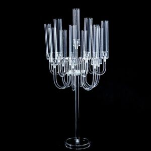 ZT250076 Vente chaude d'usine Candélabres en acrylique, supports de <span class=keywords><strong>bougies</strong></span> pour allée de mariage, lustre de salon, fourniture du fabricant - Product Image 4
