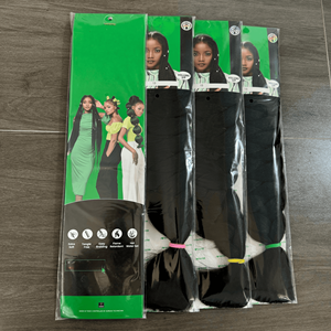 Cheveux à tresser ultra-yaki jumbo très demandés pour tresses africaines, extensions de cheveux pré-étirées, mèches à tresser, tresses africaines - Product Image 4