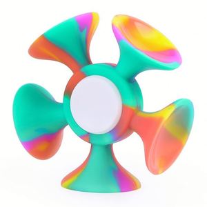 Kids <b>Fidget</b> <b>Spinners</b> Unisex Silicone <b>Fidget</b> Toy with Suction Cups for Stress Release Ages 5-14+ - Product Image 2