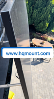 Triangle en aluminium plug-in solaire pv photovoltaïque montage passe balkone hinaus balcon kit installation dans balcon appartement