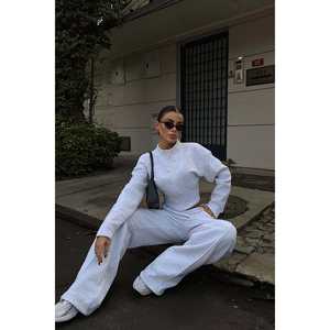 Ensemble décontracté gris Doutzen grande taille, confortable et respirant, survêtement d'hiver personnalisé imprimé par sublimation avec logo - Product Image 5