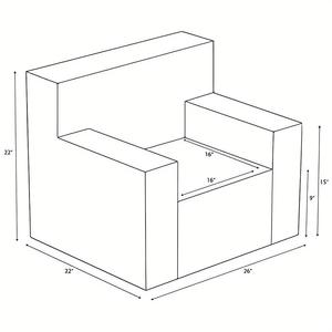 Canapé crème pour enfants Canapé multicolore pour enfants <span class=keywords><strong>Fauteuil</strong></span> en mousse Sherpa souple pour garçons et filles - Product Image 4
